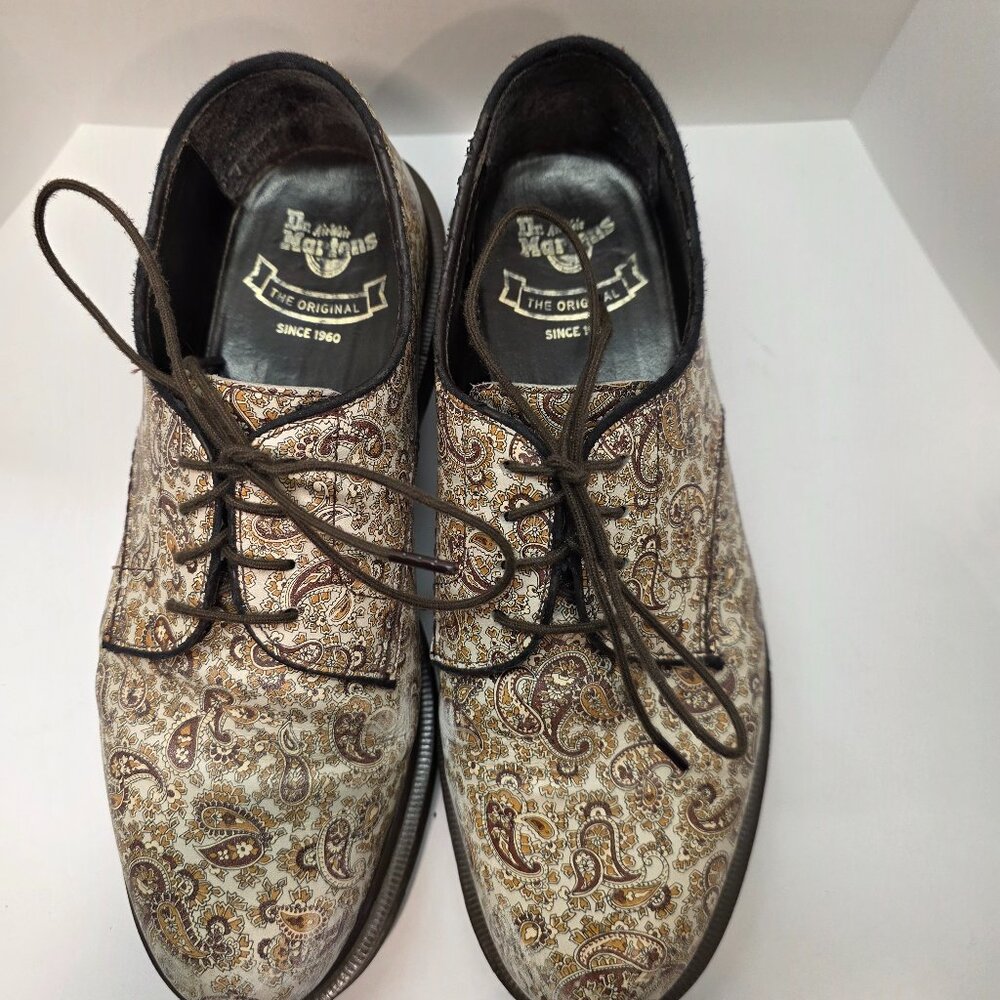 Unique Paisley Dr. Marten Oxfords